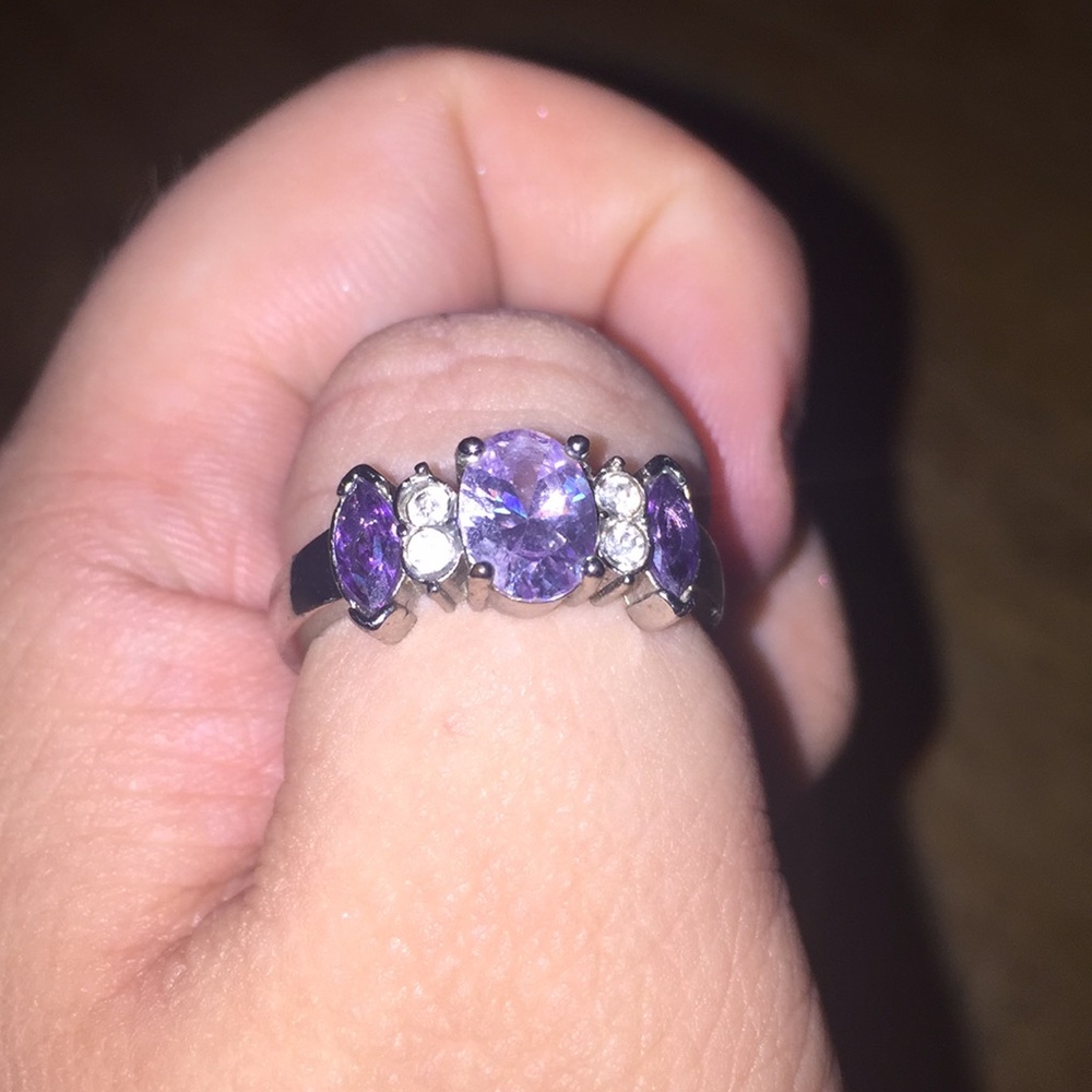 A beautiful purple ring